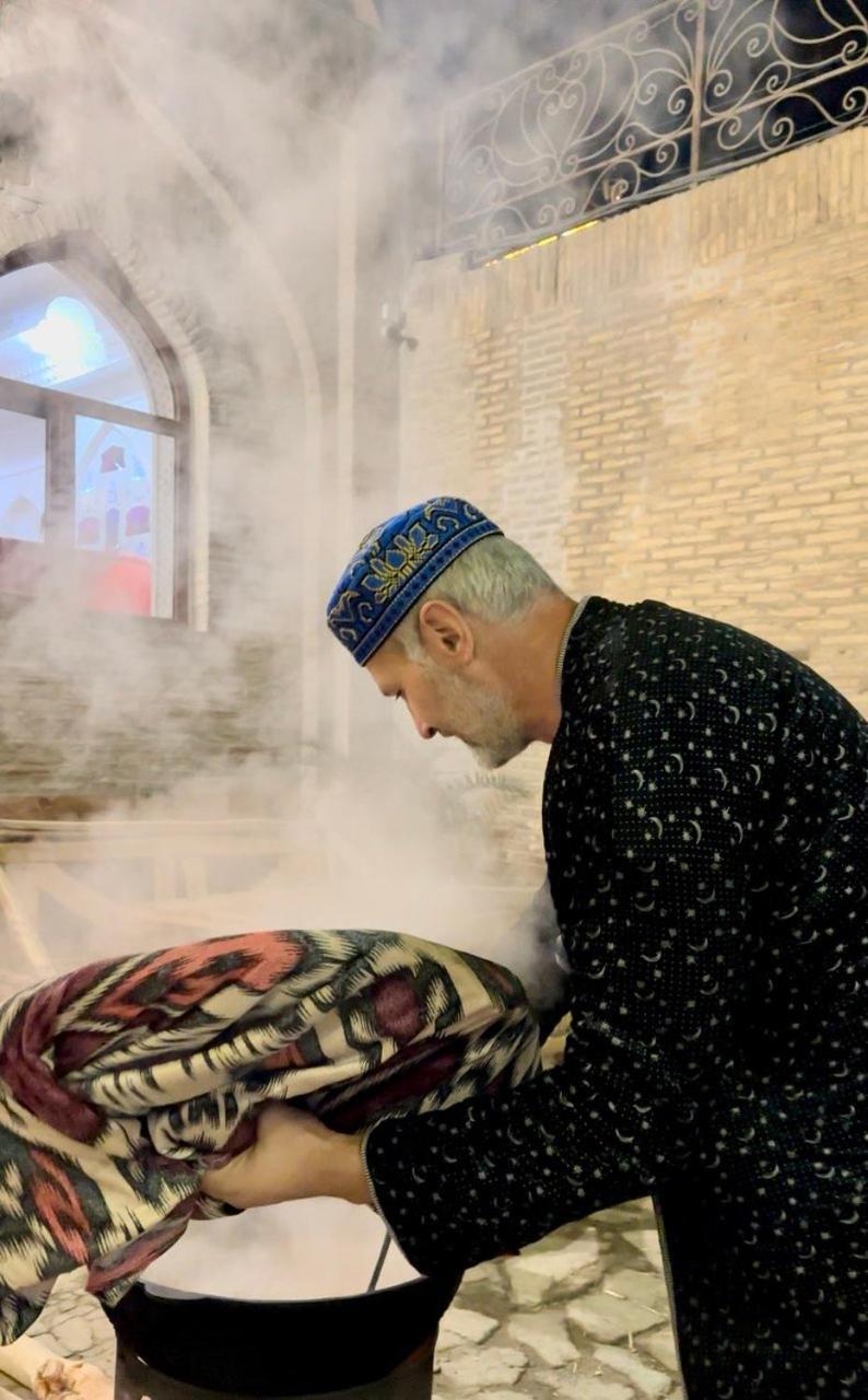 Karavansaray Khurjin Old Bukhara Esterno foto